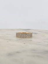 Load image into Gallery viewer, 3 Row Pave Band
