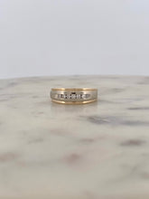 Load image into Gallery viewer, Two Tone Men Channel Set Ring
