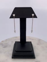 Load image into Gallery viewer, Dangle Pear Diamond Earrings

