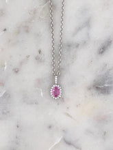 Load image into Gallery viewer, Pink Sapphire Pendant
