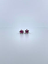 Load image into Gallery viewer, Pink Sapphire Earrings
