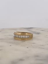 Load image into Gallery viewer, Channel Set Men Band .48ct
