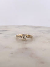 Load image into Gallery viewer, Oval 2D Engagement Ring -YG
