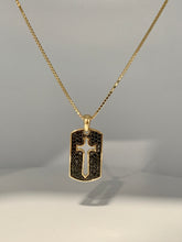 Load image into Gallery viewer, Black Diamond Cross Pendant

