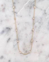 Load image into Gallery viewer, 10 Diamond Bezel Necklace

