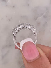 Load image into Gallery viewer, 2D Diamond Half Band
