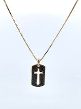 Load image into Gallery viewer, Black Diamond Cross Pendant
