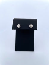 Load image into Gallery viewer, Diamond Halo Earrings
