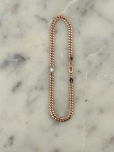 Load image into Gallery viewer, Rose Gold Solitaire Bracelet
