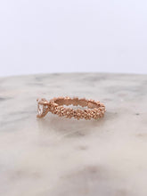 Load image into Gallery viewer, Pear Flower Eternity Engagement Ring
