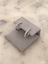 Load image into Gallery viewer, 2D Pave WG Huggie
