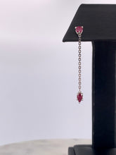 Load image into Gallery viewer, Dangle Ruby Earrings
