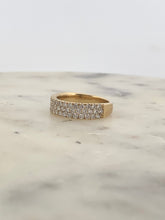 Load image into Gallery viewer, 3 Row Pave Band
