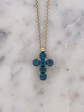 Load image into Gallery viewer, London Blue Topaz Cross
