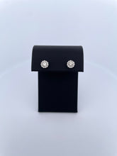 Load image into Gallery viewer, Diamond Halo Earrings
