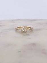 Load image into Gallery viewer, Cushion Engagement Ring -YG
