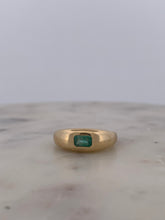 Load image into Gallery viewer, Natural Emerald Gypsy Ring
