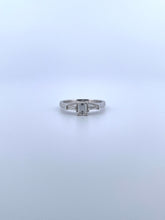 Load image into Gallery viewer, Emerald 3 Stone Engagement Ring
