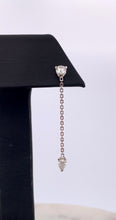 Load image into Gallery viewer, Dangle Pear Diamond Earrings
