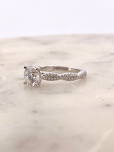 Load image into Gallery viewer, Round Infinity Engagement Ring
