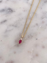 Load image into Gallery viewer, Oval Ruby Pendant
