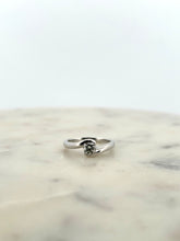 Load image into Gallery viewer, Curved Solitaire Engagement- WG
