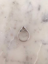 Load image into Gallery viewer, Round Halo with Heart Gallery Engagement Ring
