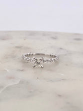 Load image into Gallery viewer, Princess Petite Band Engagement Ring
