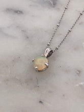 Load image into Gallery viewer, Opal Pendant- WG
