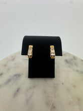 Load image into Gallery viewer, Baguette Diamond Earrings
