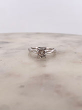 Load image into Gallery viewer, Round Swirl Solitaire Engagement Ring
