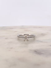 Load image into Gallery viewer, Oval Half Eternity Engagement- WG
