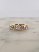 Load image into Gallery viewer, Oval with Marquees Engagement Ring
