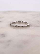 Load image into Gallery viewer, Filigree Round Eternity Band

