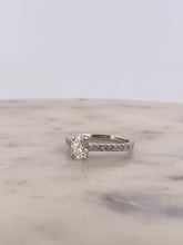 Load image into Gallery viewer, Oval Half Eternity Engagement- WG
