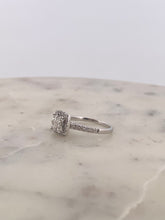 Load image into Gallery viewer, Princess Cluster Halo Engagement Ring
