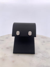Load image into Gallery viewer, Cluster Oval Diamond Earrings
