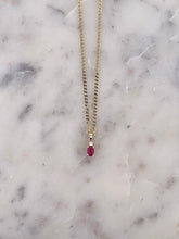 Load image into Gallery viewer, Oval Ruby Pendant
