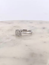 Load image into Gallery viewer, Round Halo with Heart Gallery Engagement Ring
