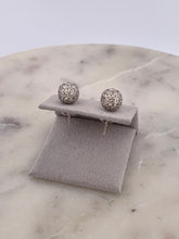 Load image into Gallery viewer, Cluster Ball Diamond Earrings
