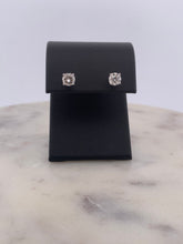Load image into Gallery viewer, Diamond Round Earrings -WG
