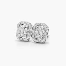 Load image into Gallery viewer, Cluster Earrings- 18k

