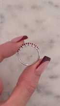 Load and play video in Gallery viewer, Ruby Pear Ring
