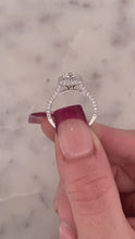 Load and play video in Gallery viewer, 3D Halo Engagement Ring
