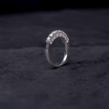 Load image into Gallery viewer, 3D Half Band - Platinum
