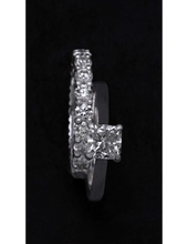 Load image into Gallery viewer, Solitaire &amp; Eternity Engagement Set

