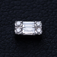 Load image into Gallery viewer, Emerald Stud Earring
